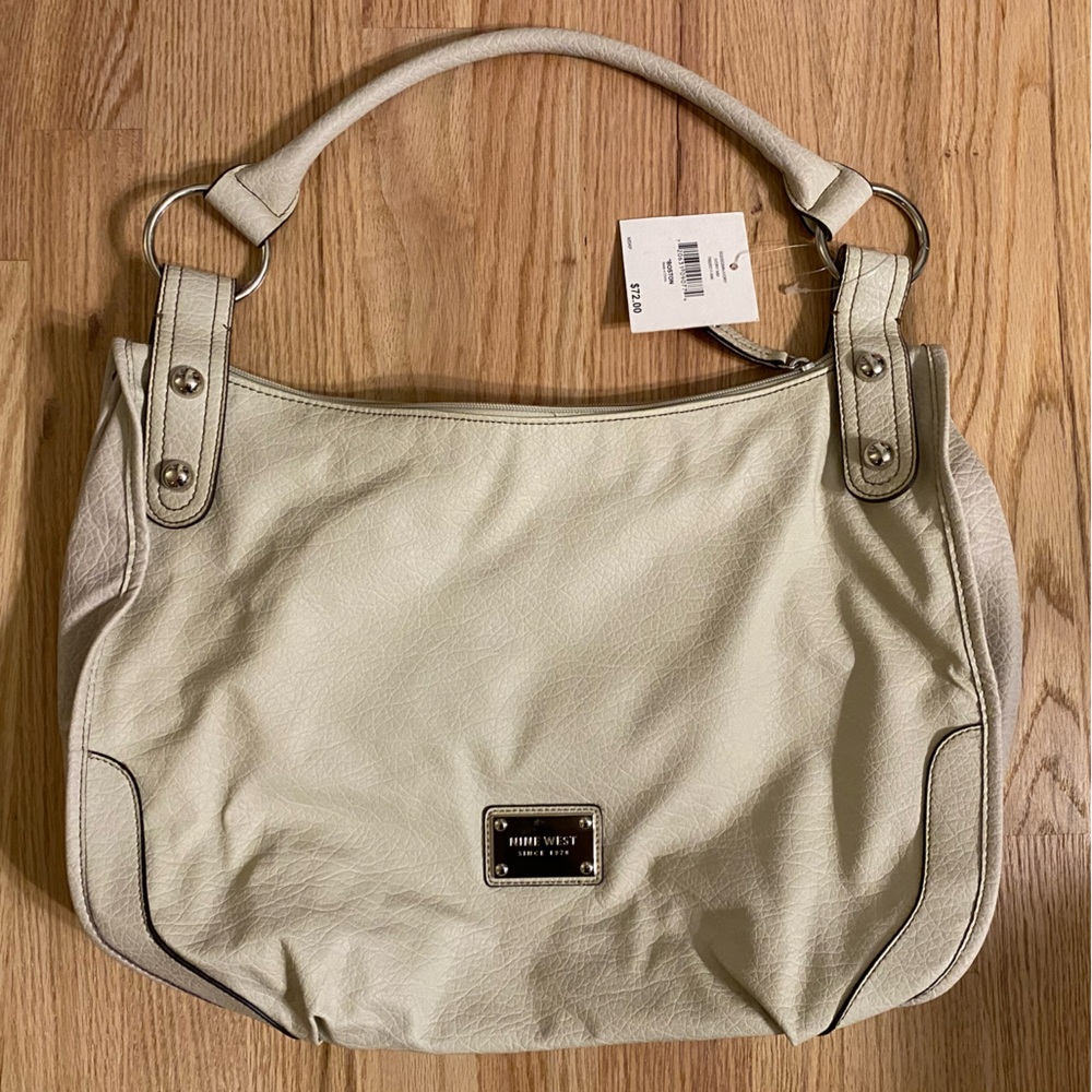 Nine West cream colored shoulder bag